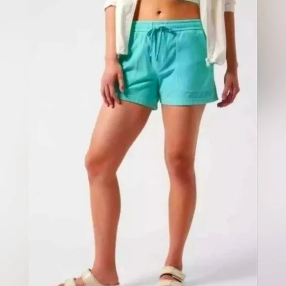 Athleta- Farallon Shorts, Turquoise Blue - Picture 2 of 3